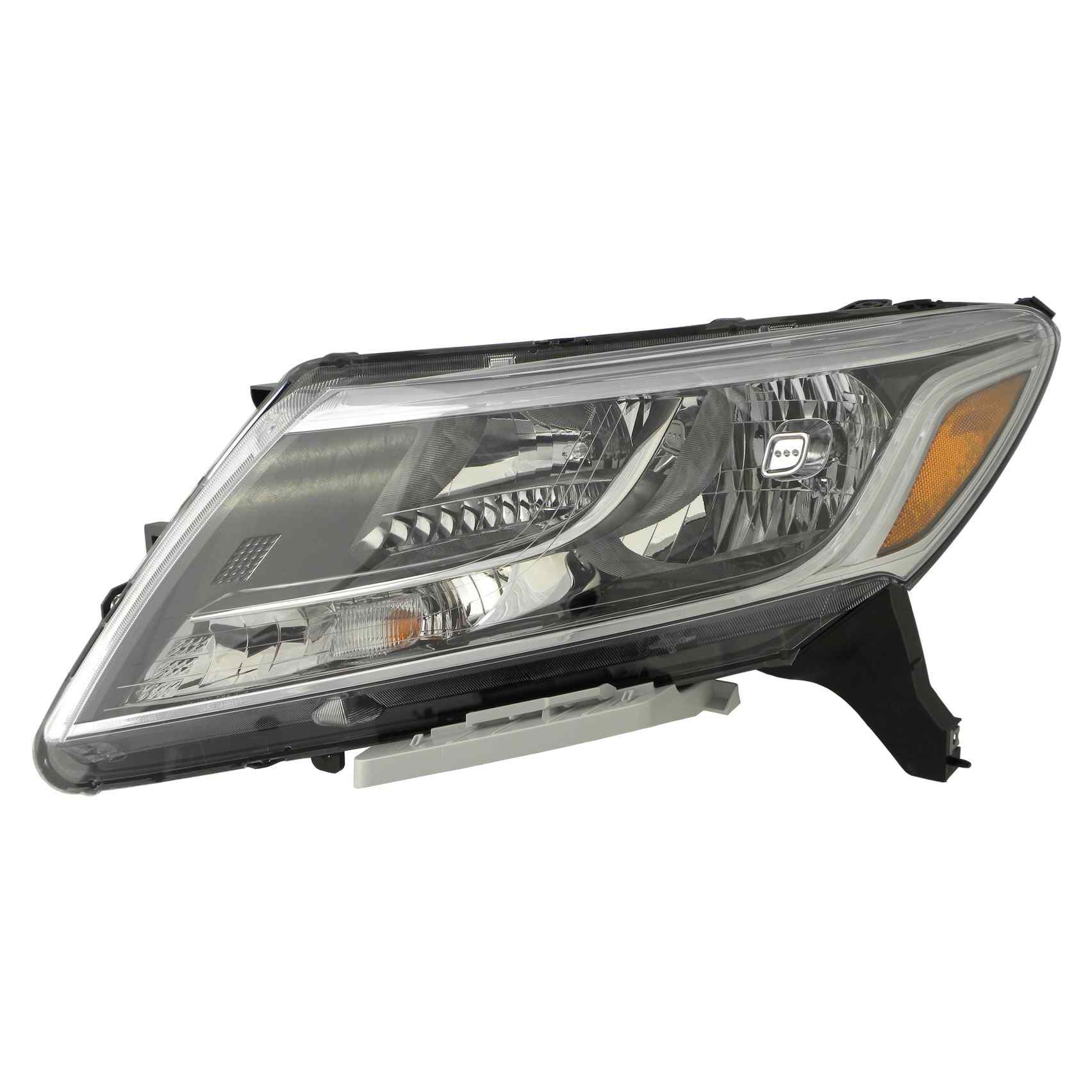 Front View of Left Headlight Assembly EAGLE EYES DS725-B001L