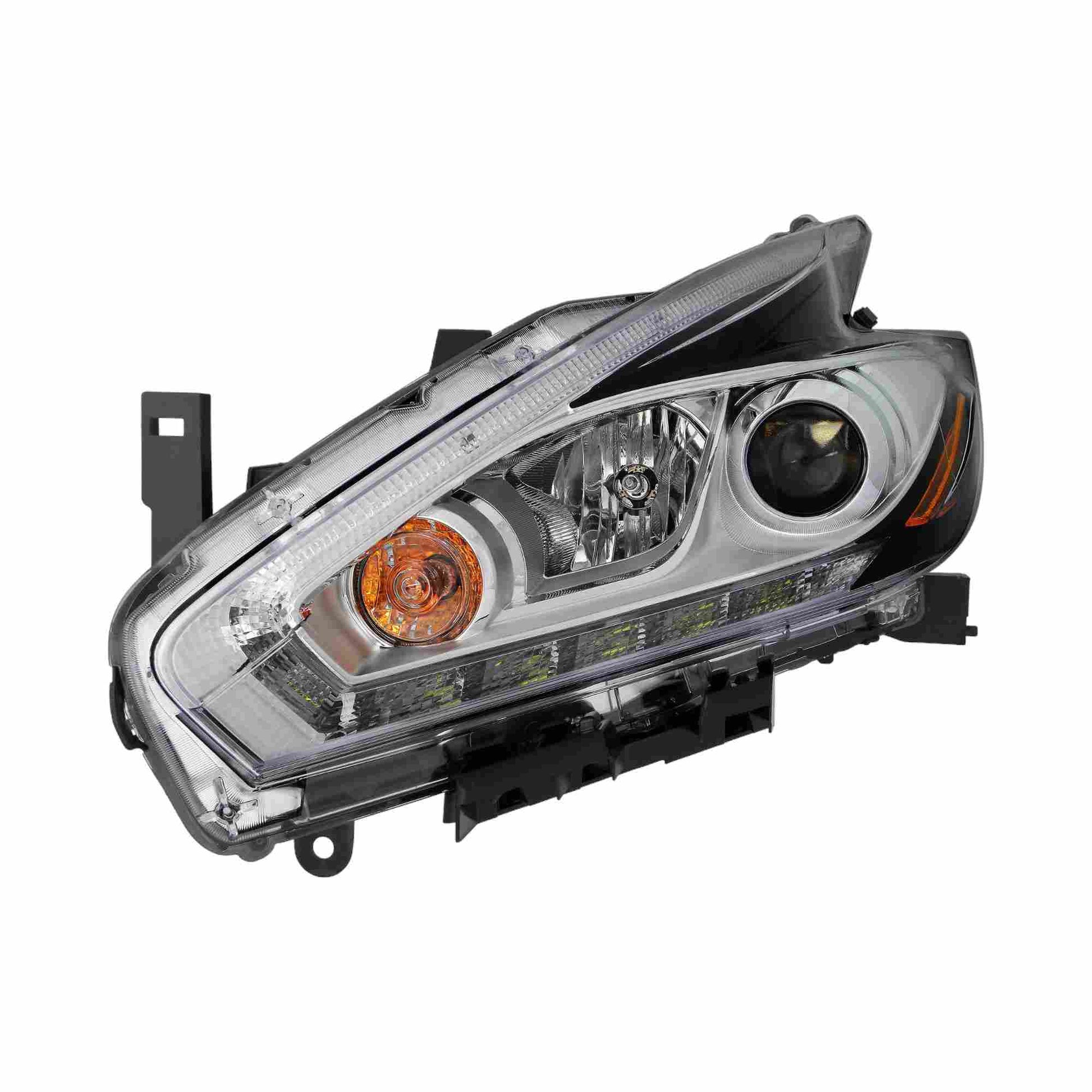 Angle View of Left Headlight Assembly EAGLE EYES DS755-B001L