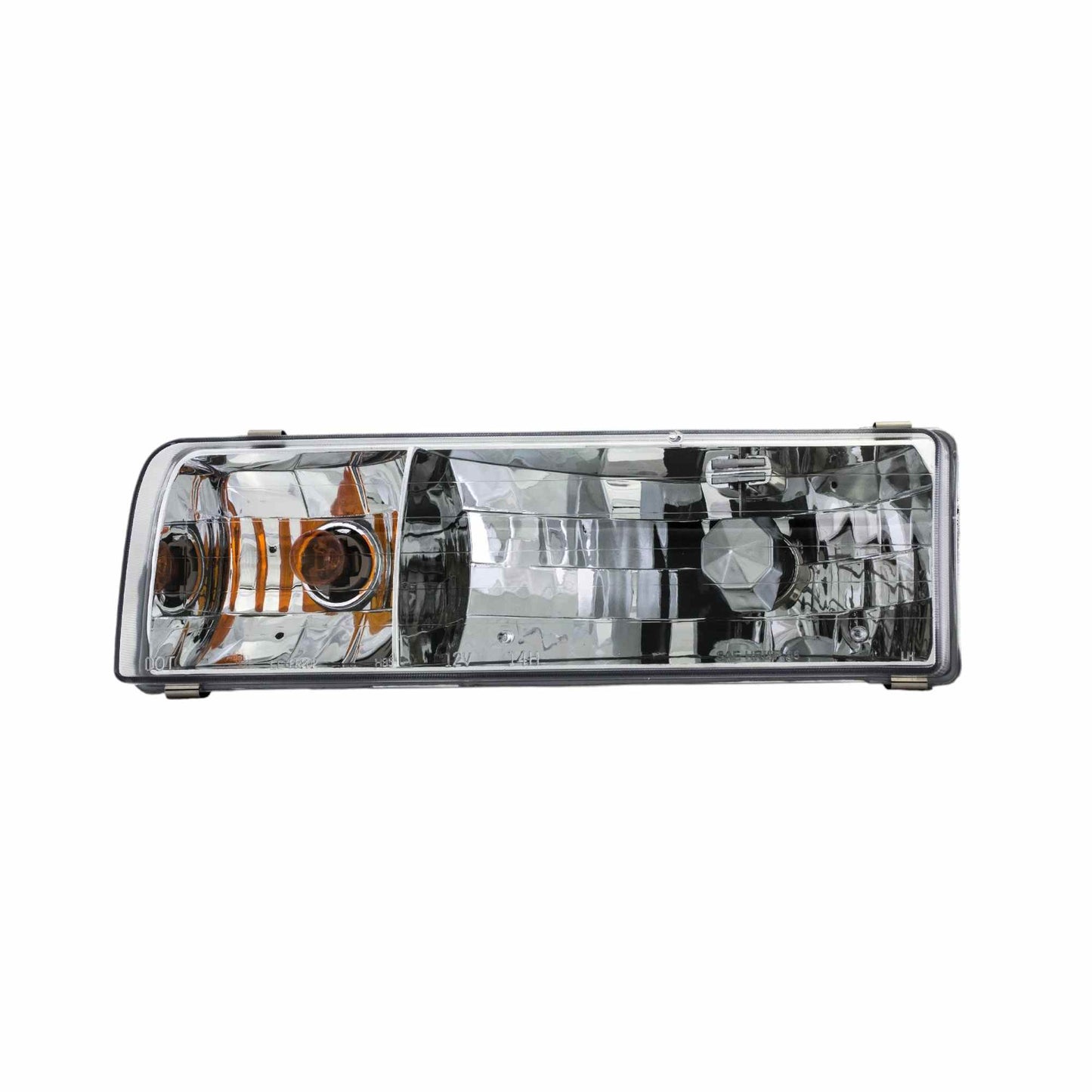 Front View of Left Headlight Assembly EAGLE EYES FR202-B001L