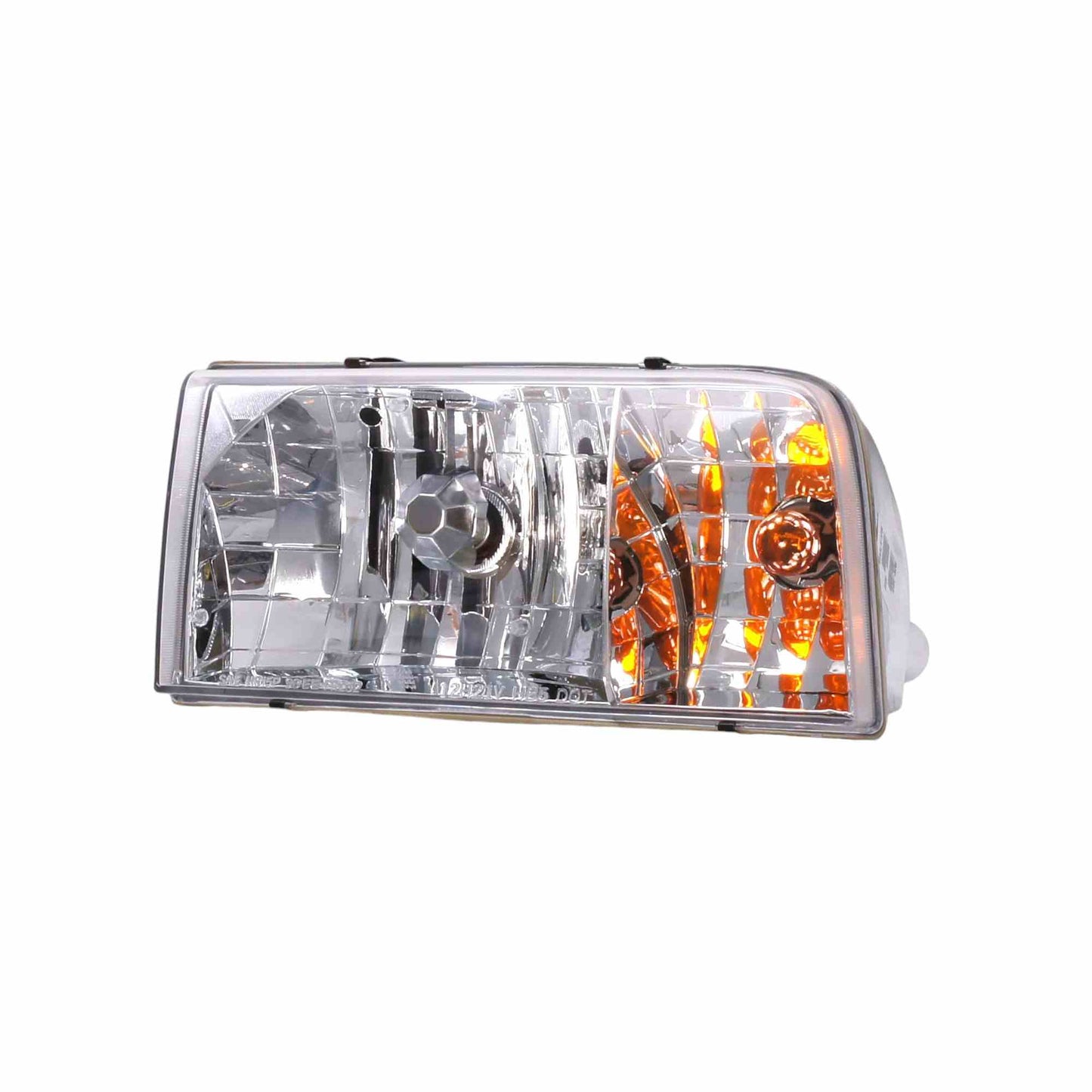 Angle View of Left Headlight Assembly EAGLE EYES FR232-B001L