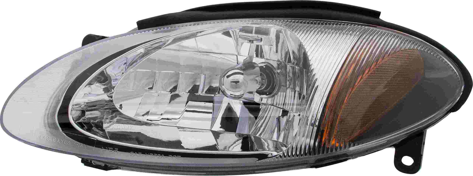 Front View of Left Headlight Assembly EAGLE EYES FR331-B001L