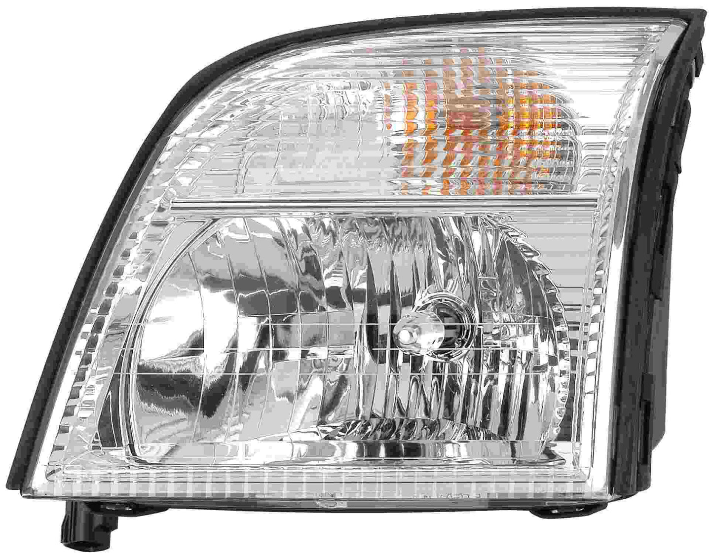 Front View of Left Headlight Assembly EAGLE EYES FR370-B001L