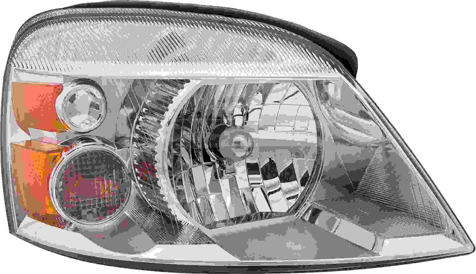 Front View of Left Headlight Assembly EAGLE EYES FR415-B001L