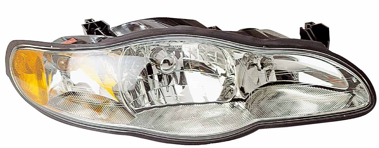 Front View of Right Headlight Assembly EAGLE EYES GM220-B001R