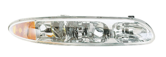 Right Headlight Assembly (Includes Park/Signal/Marker Lampsoe # 22689651) EAGLE EYES GM227-B001R For Oldsmobile Alero