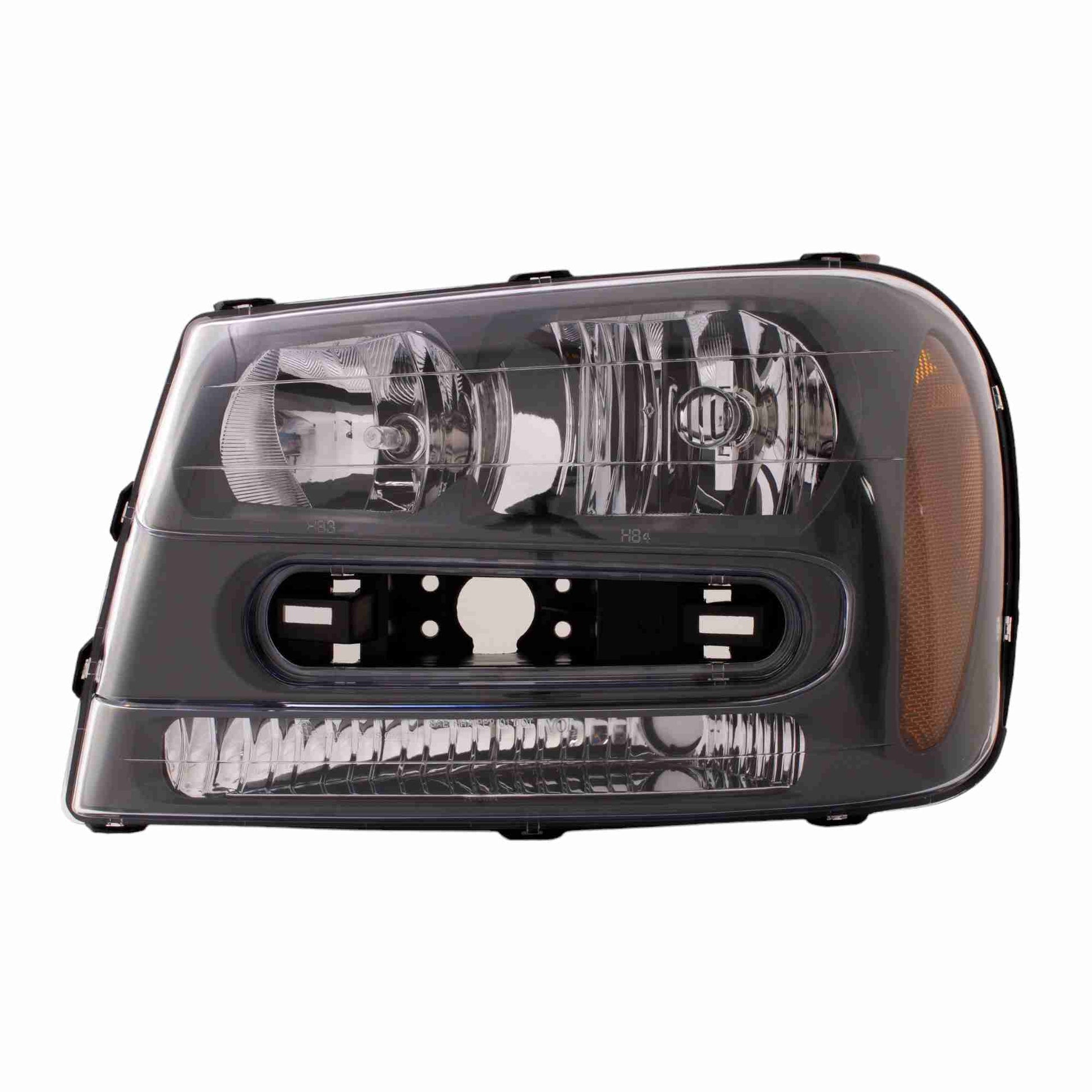 Front View of Left Headlight Assembly EAGLE EYES GM235-B001L