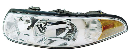 Front View of Left Headlight Assembly EAGLE EYES GM243-B001L