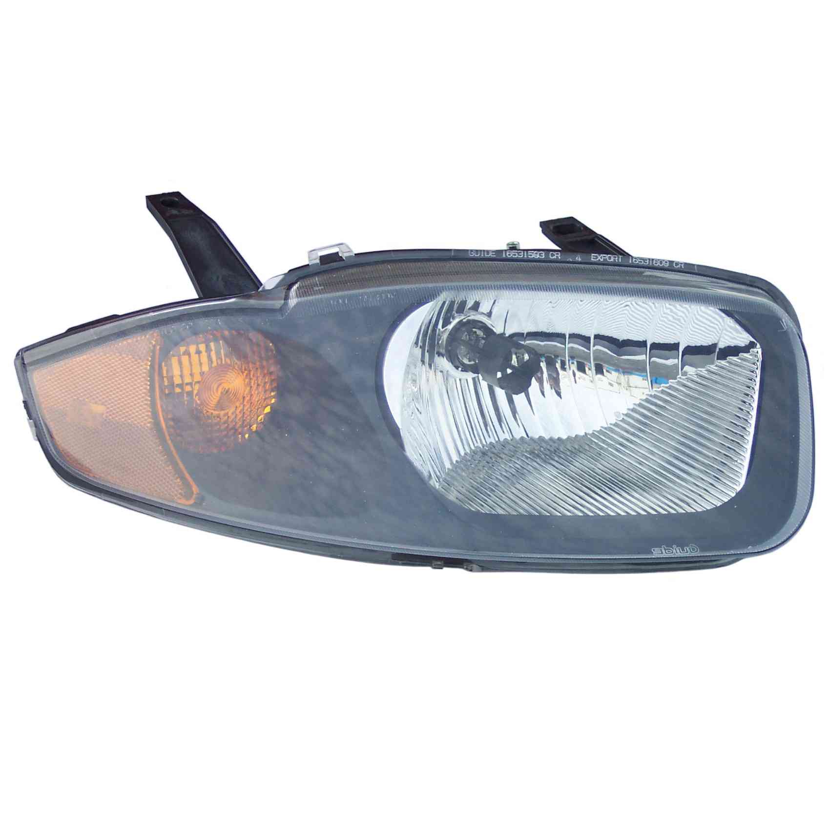 Front View of Right Headlight Assembly EAGLE EYES GM286-B001R