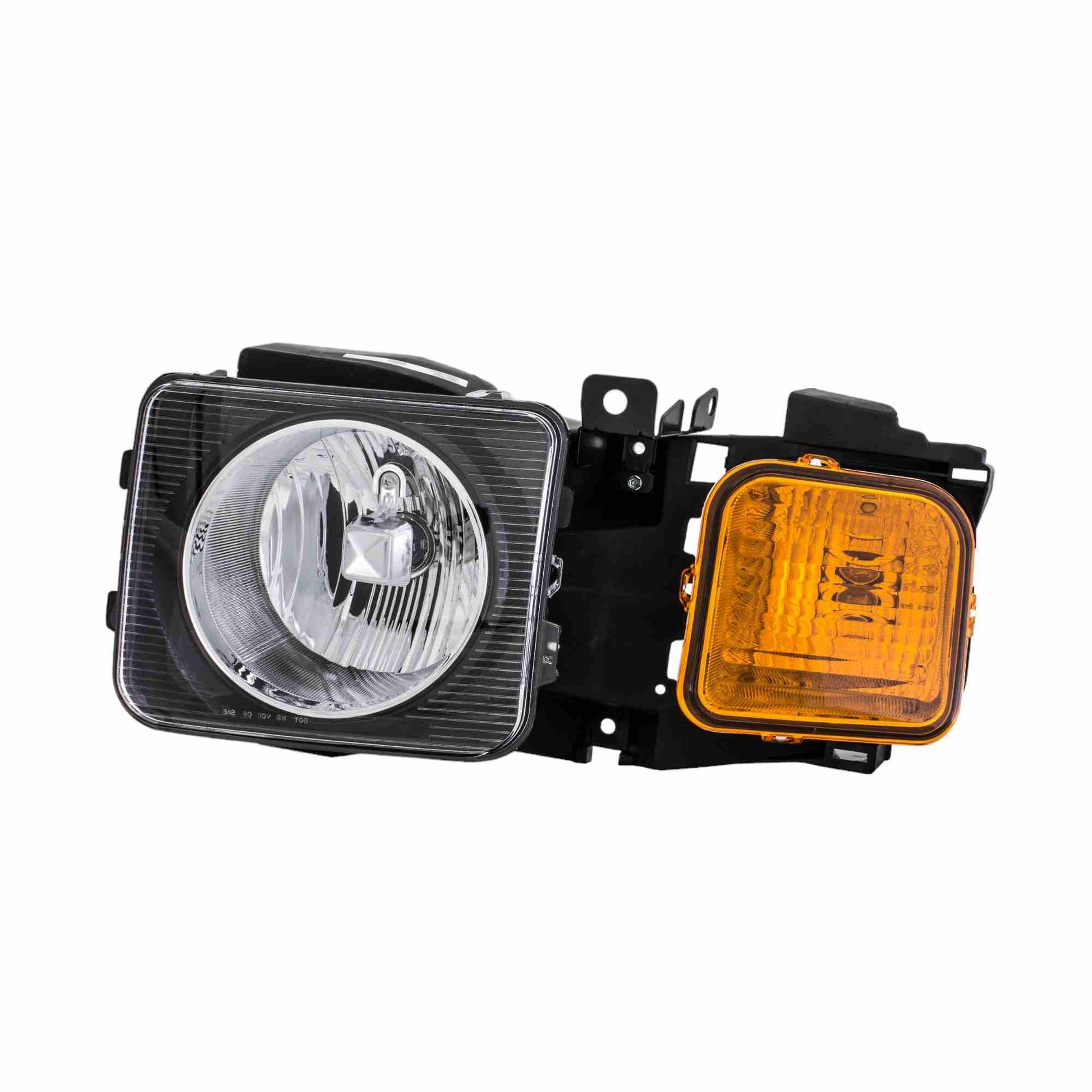 Front View of Right Headlight Assembly EAGLE EYES GM382-B001R