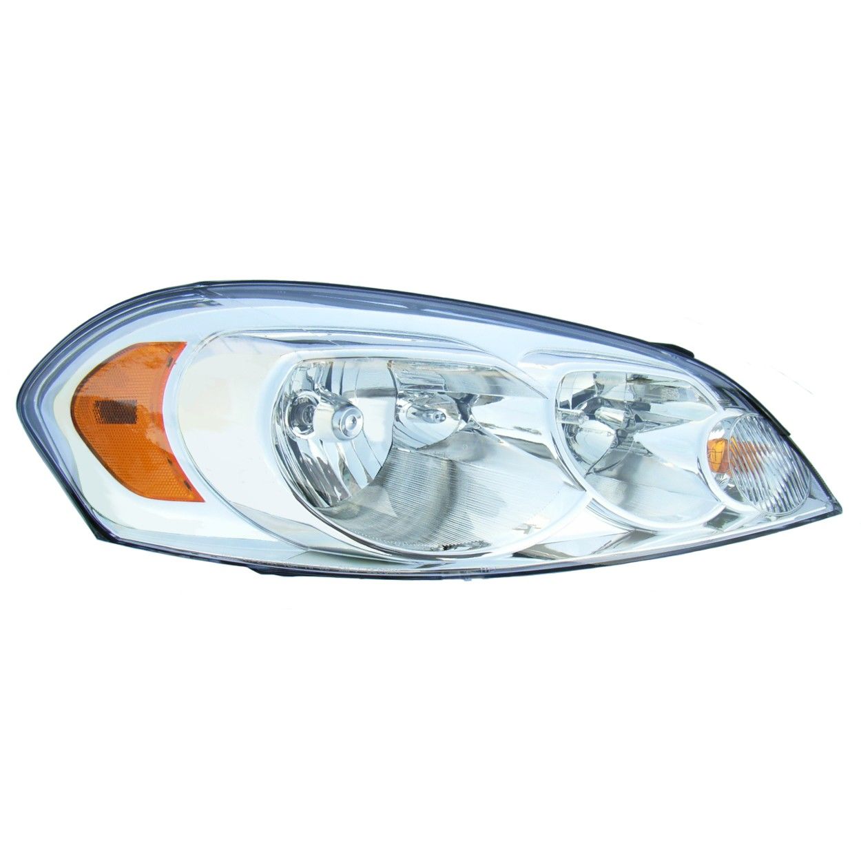 Front View of Right Headlight Assembly EAGLE EYES GM385-B001R