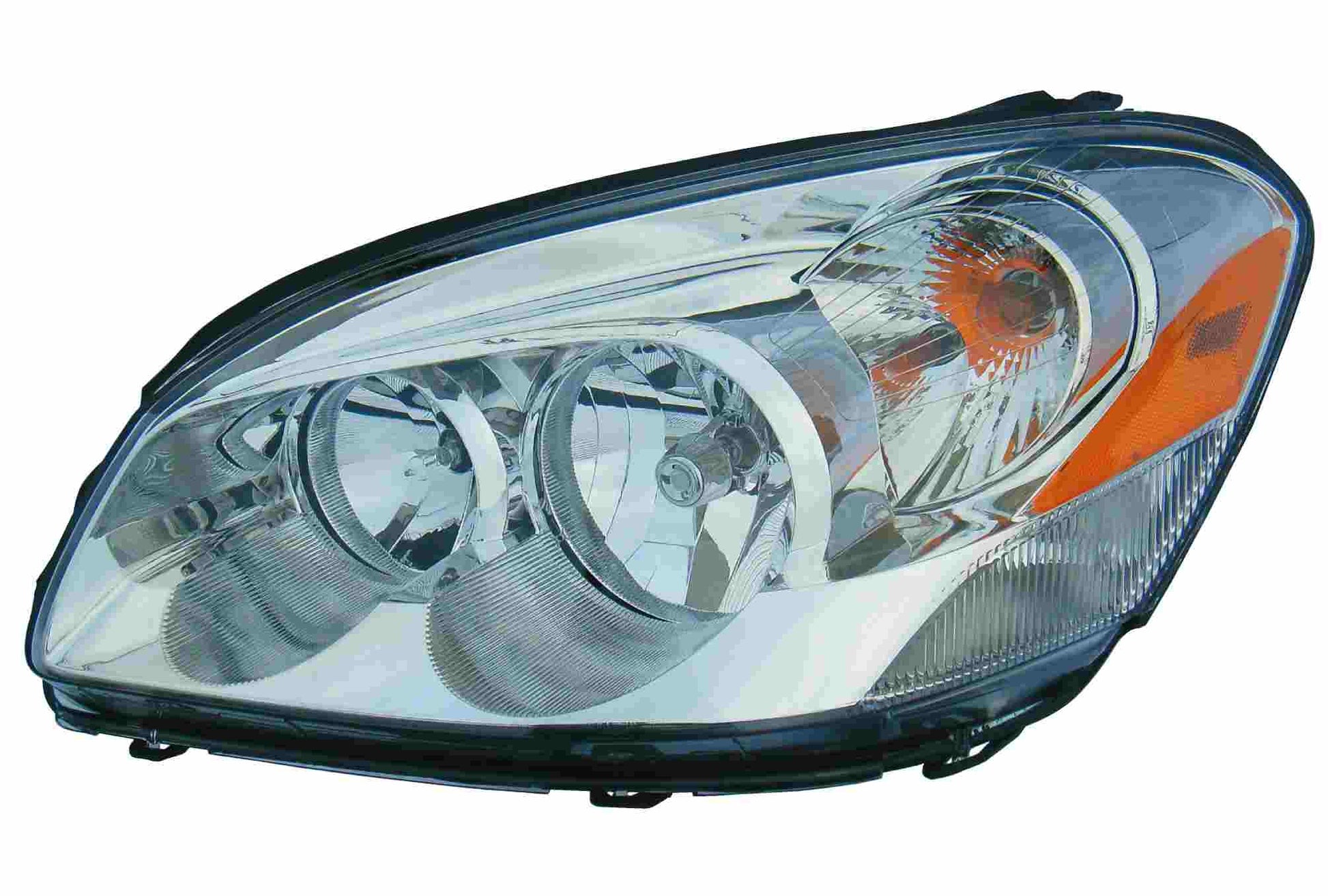 Front View of Right Headlight Assembly EAGLE EYES GM393-B101R