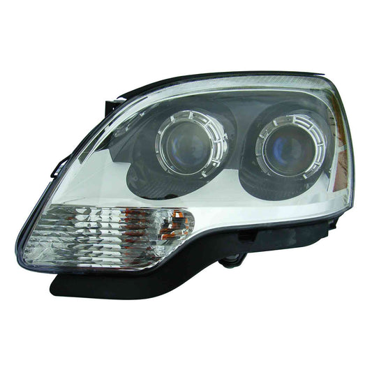 Front View of Left Headlight Assembly EAGLE EYES GM475-B001L