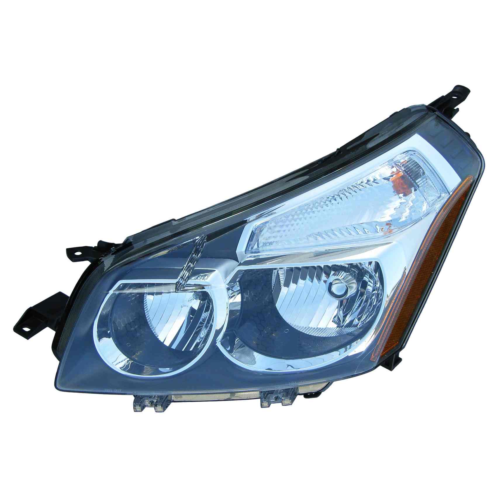 Front View of Left Headlight Assembly EAGLE EYES GM532-B101L