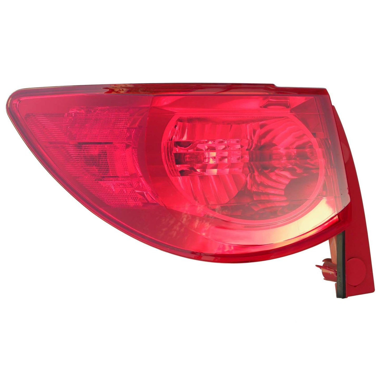 Front View of Left Tail Light Assembly EAGLE EYES GM542-B000L