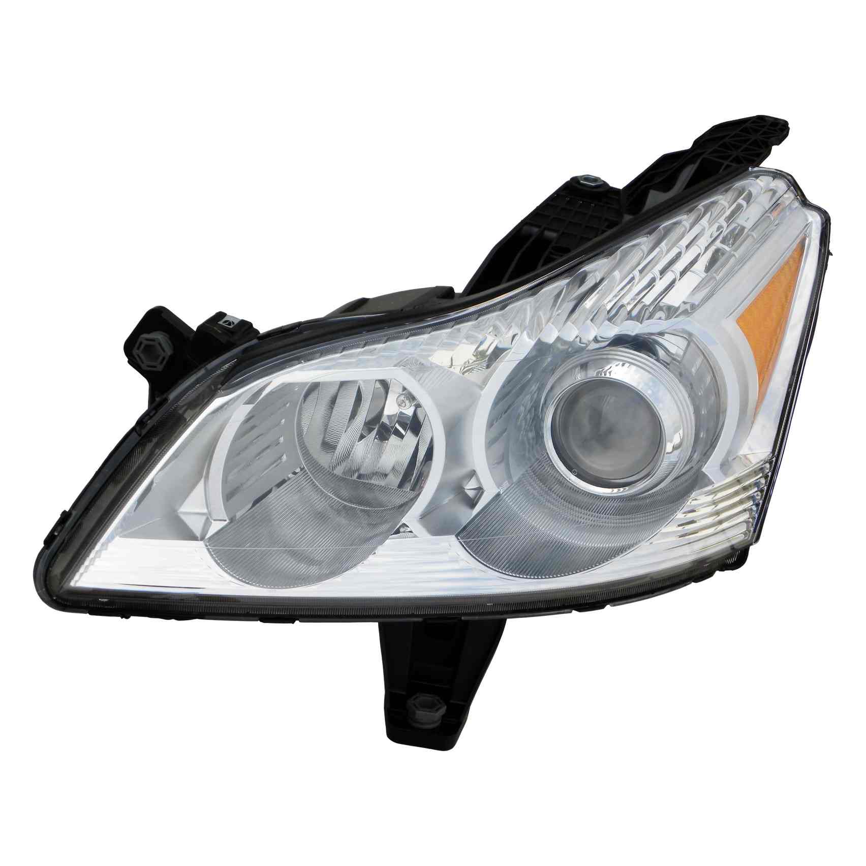 Front View of Left Headlight Assembly EAGLE EYES GM544-B001L