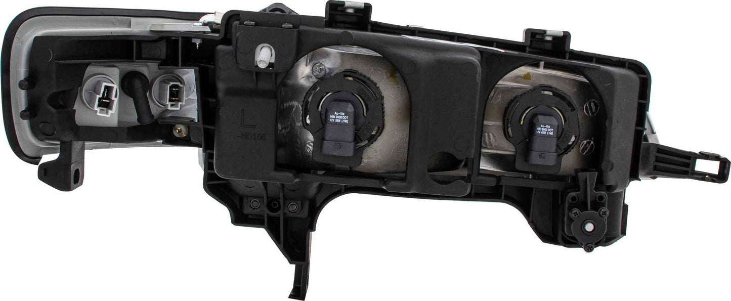 Back View of Left Headlight Assembly EAGLE EYES HD120-B001L