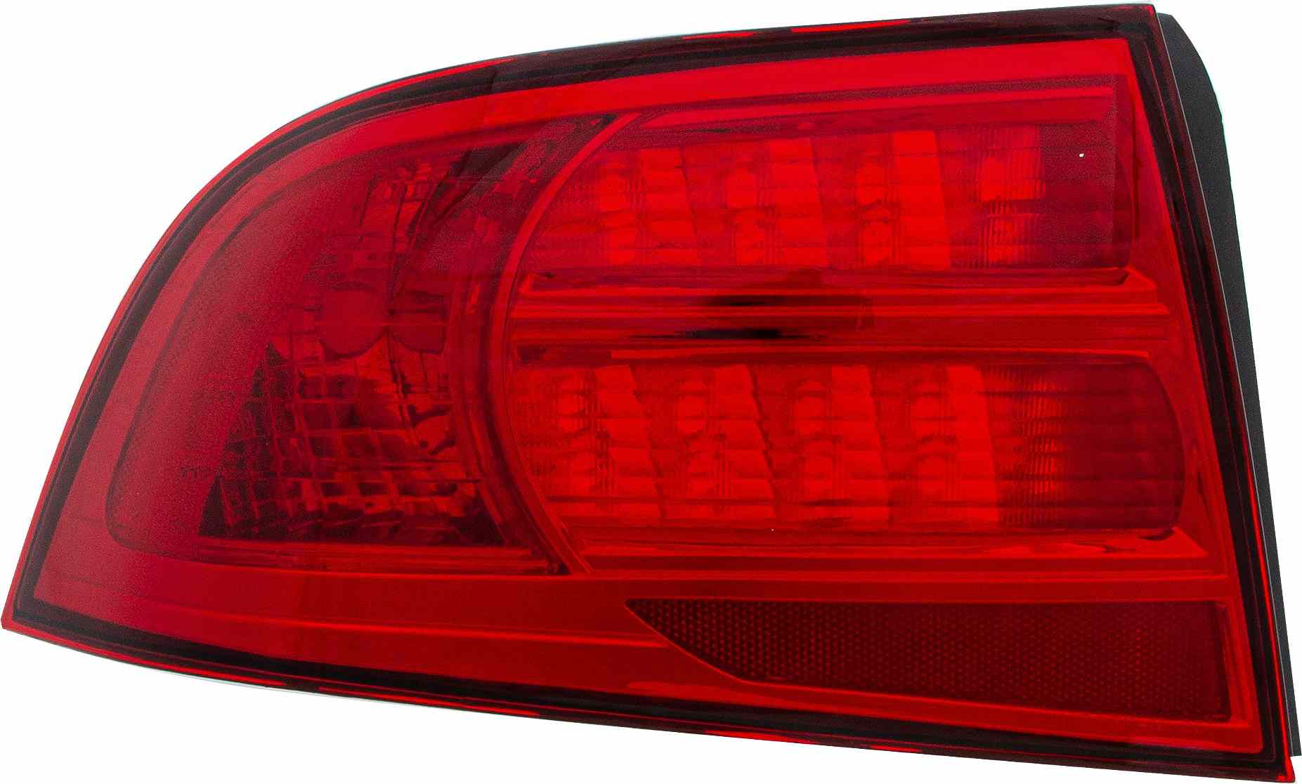 Front View of Left Tail Light Housing EAGLE EYES HD447-U000L