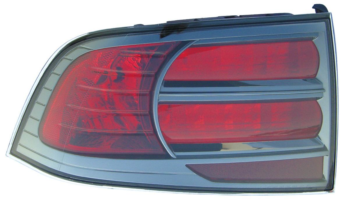 Front View of Left Tail Light Housing EAGLE EYES HD447-U00DL