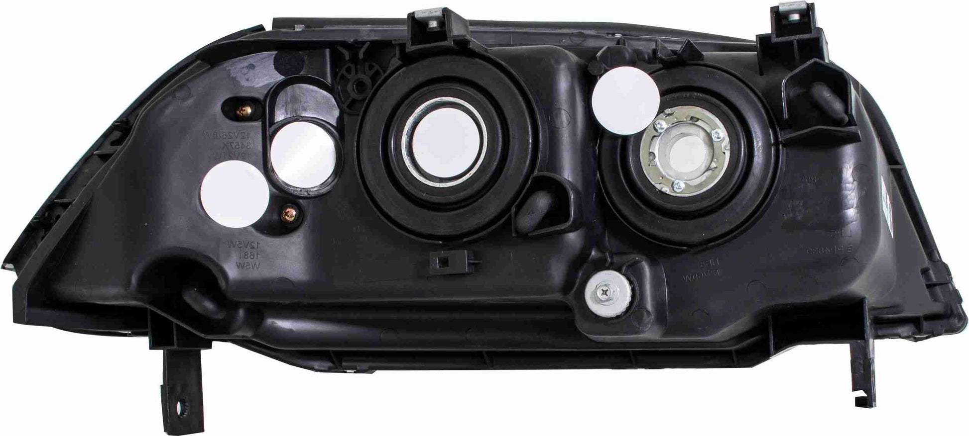 Back View of Left Headlight Lens Housing EAGLE EYES HD448-A001L