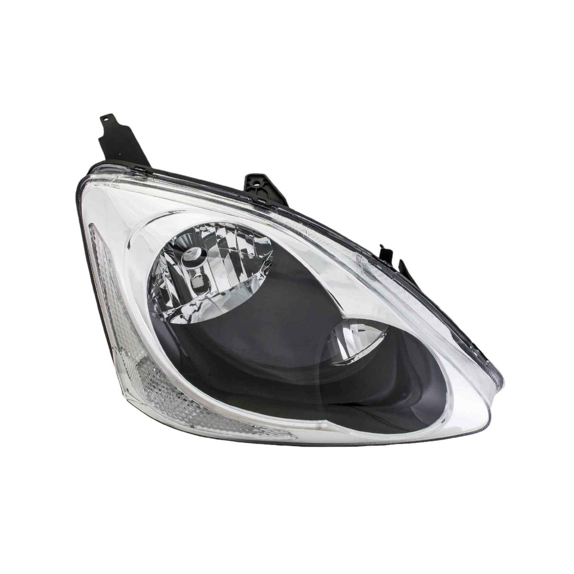 Front View of Left Headlight Assembly EAGLE EYES HD457-A001L