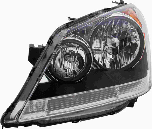 Angle View of Left Headlight Assembly EAGLE EYES HD458-B101L