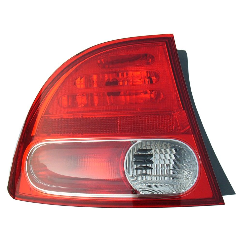 Front View of Left Tail Light Assembly EAGLE EYES HD471-U000L