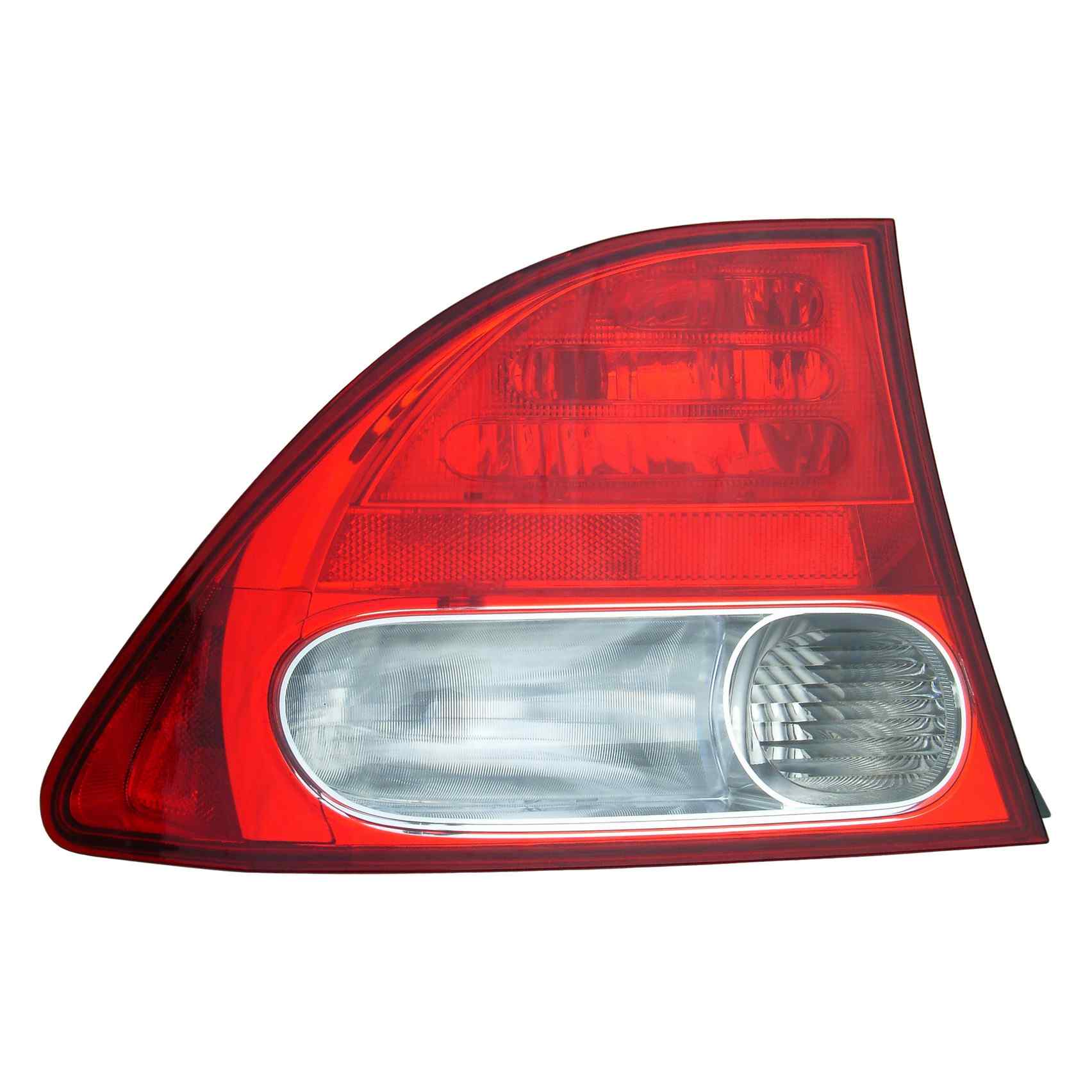 Front View of Left Tail Light Housing EAGLE EYES HD471-U100L