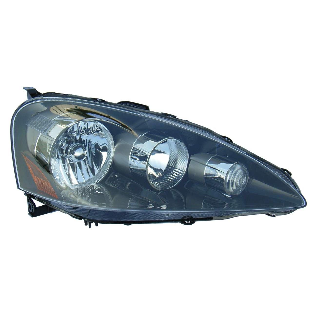 Front View of Right Headlight Lens Housing EAGLE EYES HD479-A101R