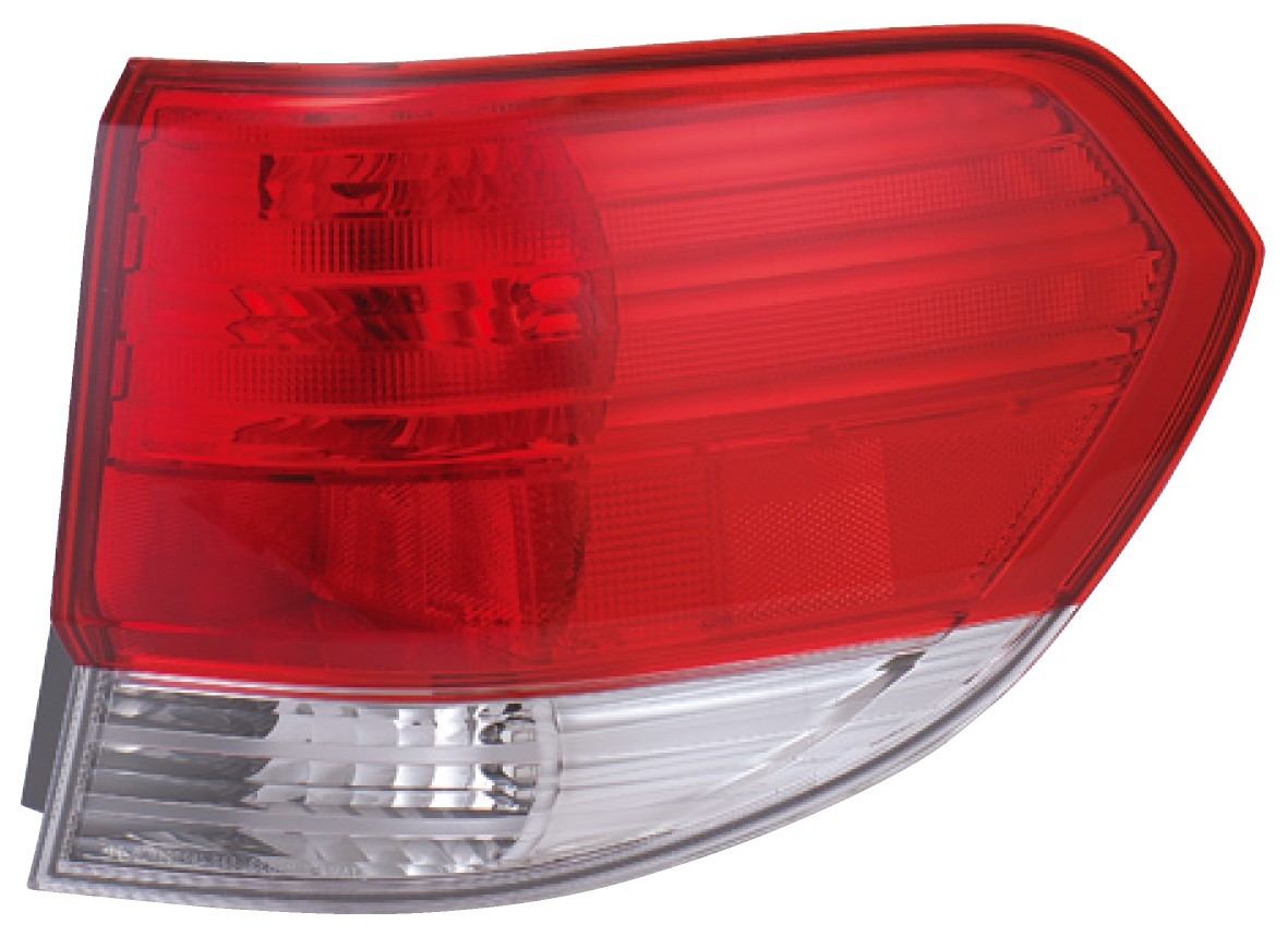 Front View of Right Tail Light Housing EAGLE EYES HD557-U000R