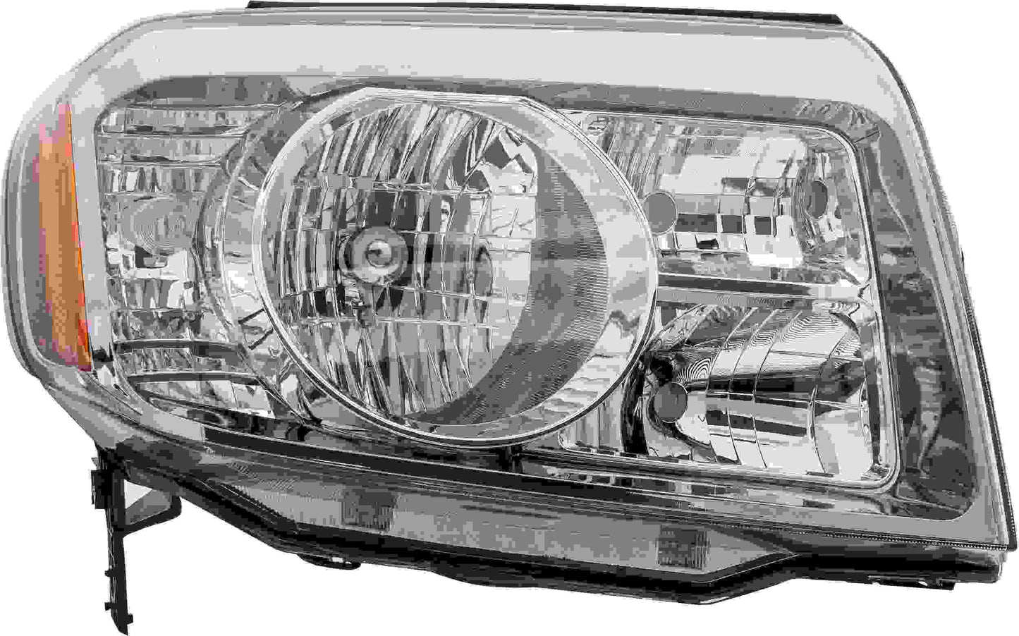 Front View of Right Headlight Lens Housing EAGLE EYES HD566-A001R