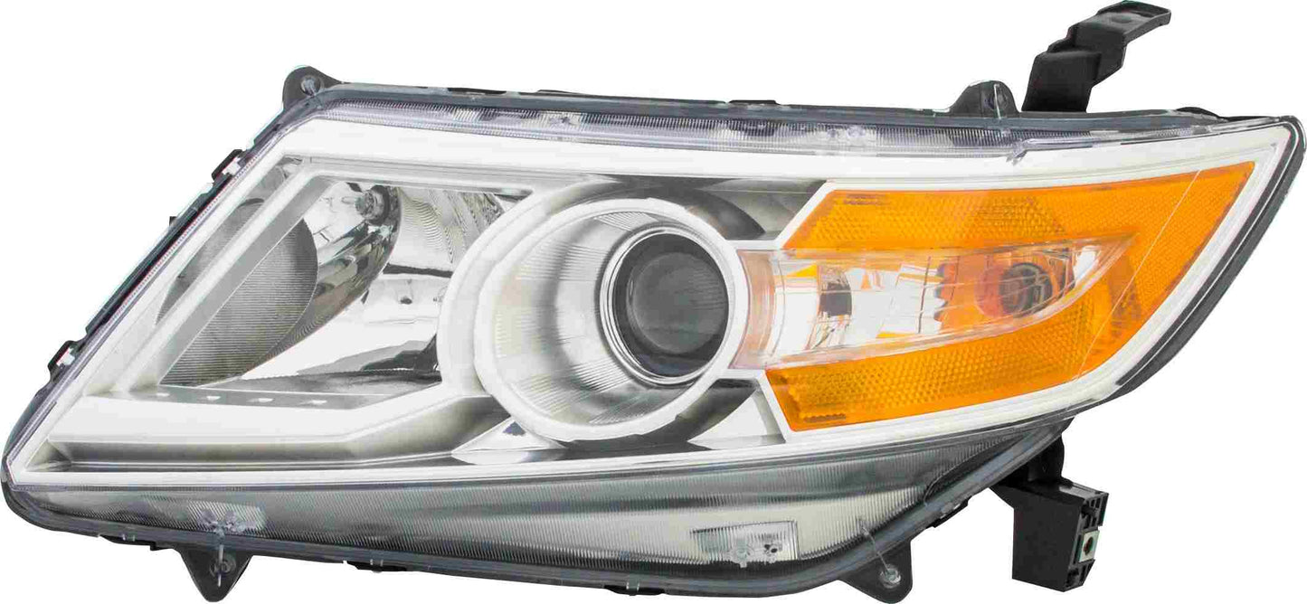 Front View of Right Headlight Assembly EAGLE EYES HD590-B001R