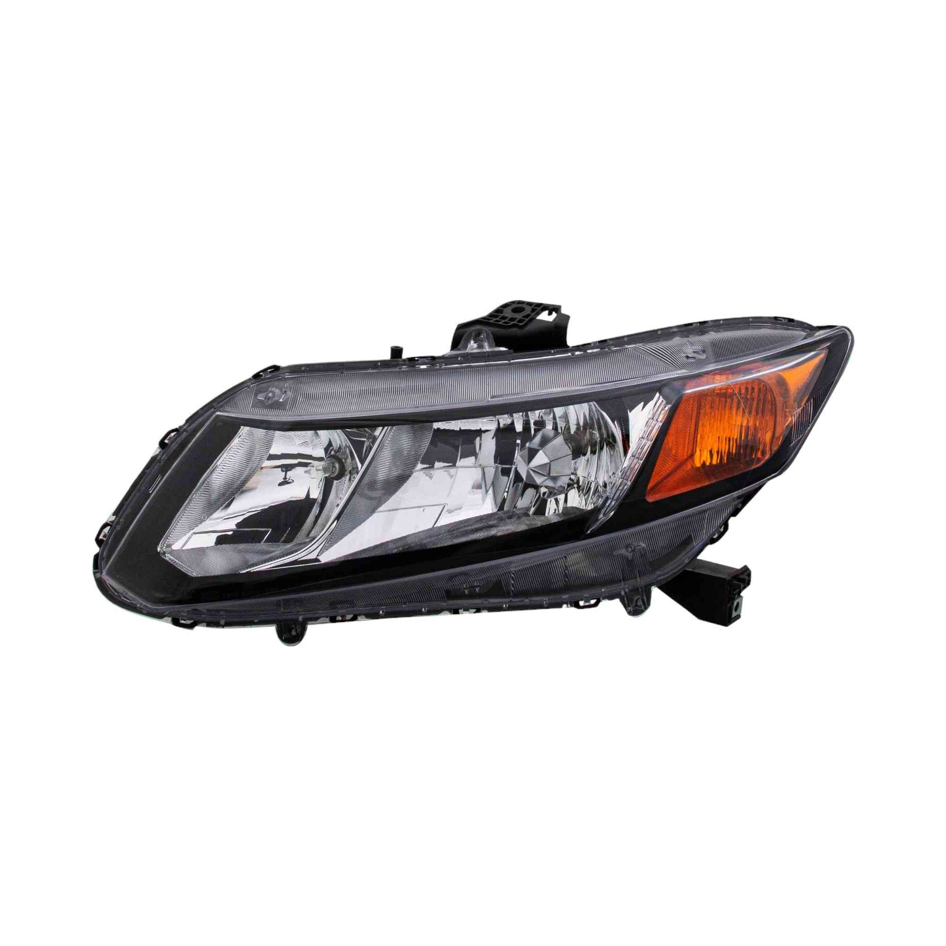 Front View of Right Headlight Assembly EAGLE EYES HD593-B101R