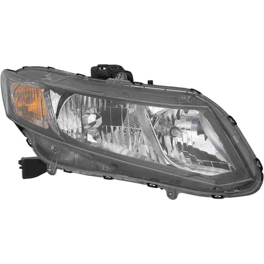 Front View of Right Headlight Assembly EAGLE EYES HD593-B121R