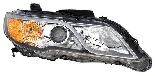 Front View of Right Headlight Assembly EAGLE EYES HD619-B101R