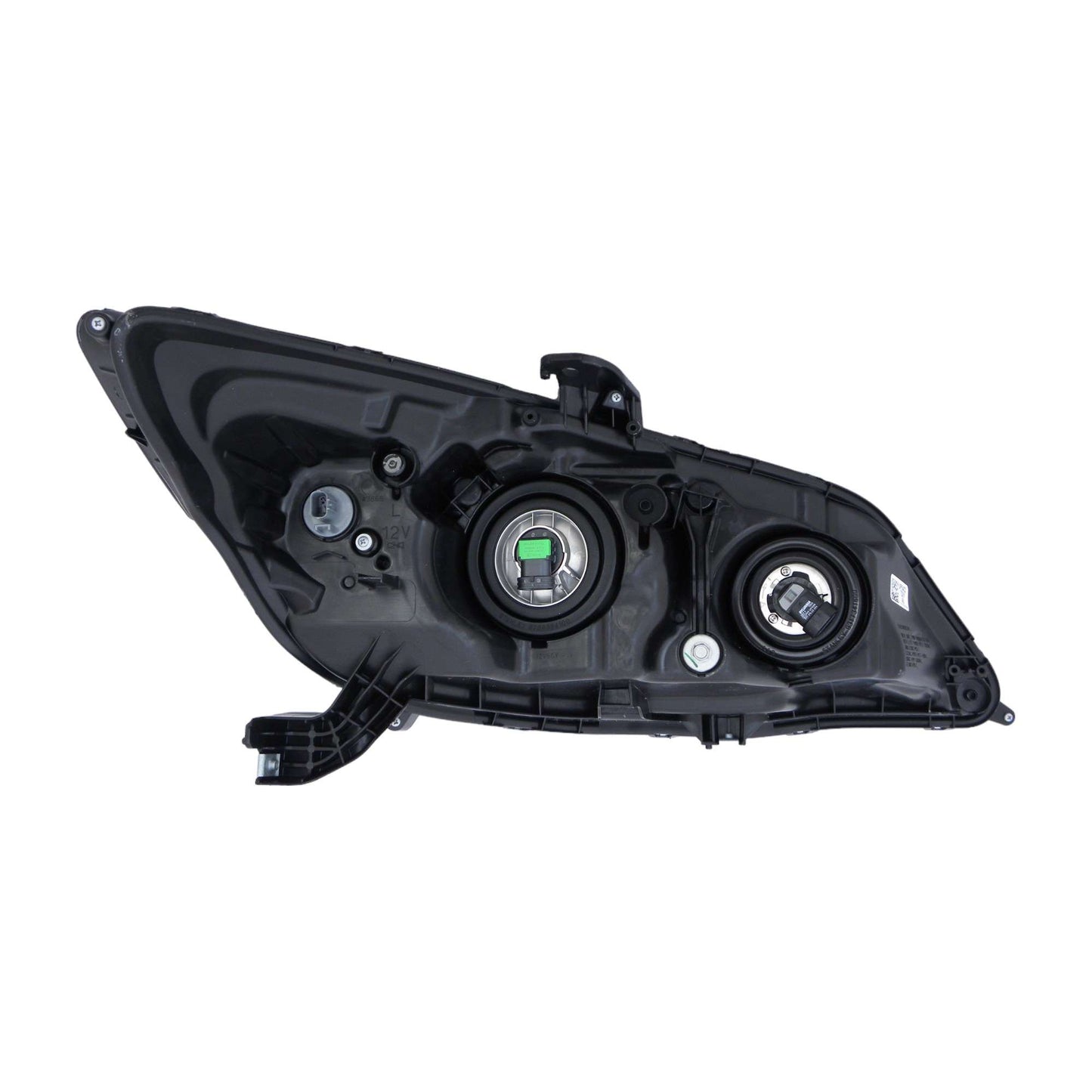 Back View of Left Headlight Assembly EAGLE EYES HD642-B101L