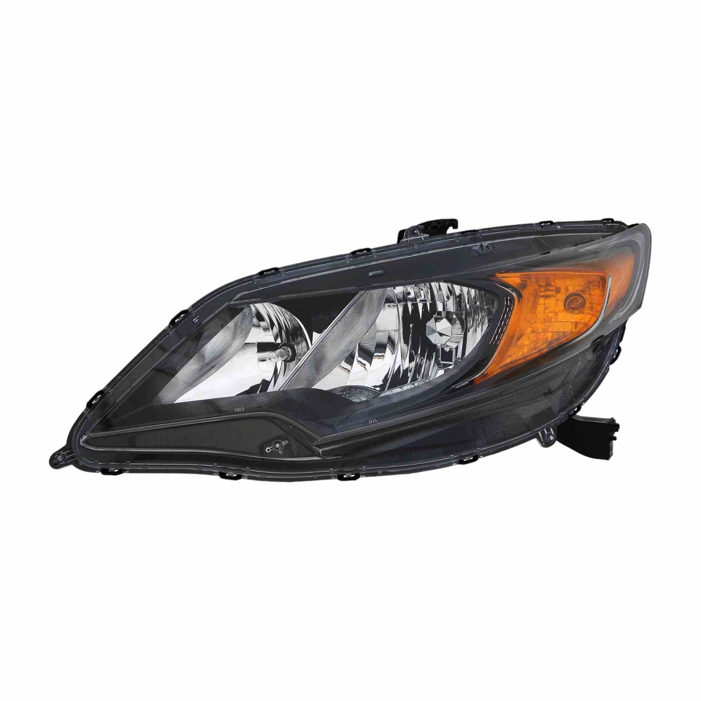 Front View of Left Headlight Assembly EAGLE EYES HD642-B101L