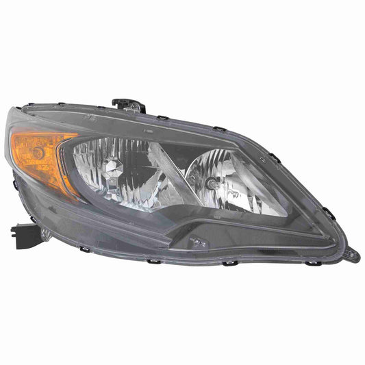 Front View of Right Headlight Assembly EAGLE EYES HD642-B101R