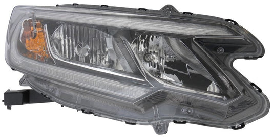 Front View of Right Headlight Assembly EAGLE EYES HD655-B111R