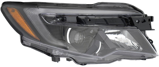 Front View of Right Headlight Assembly EAGLE EYES HD667-B101R