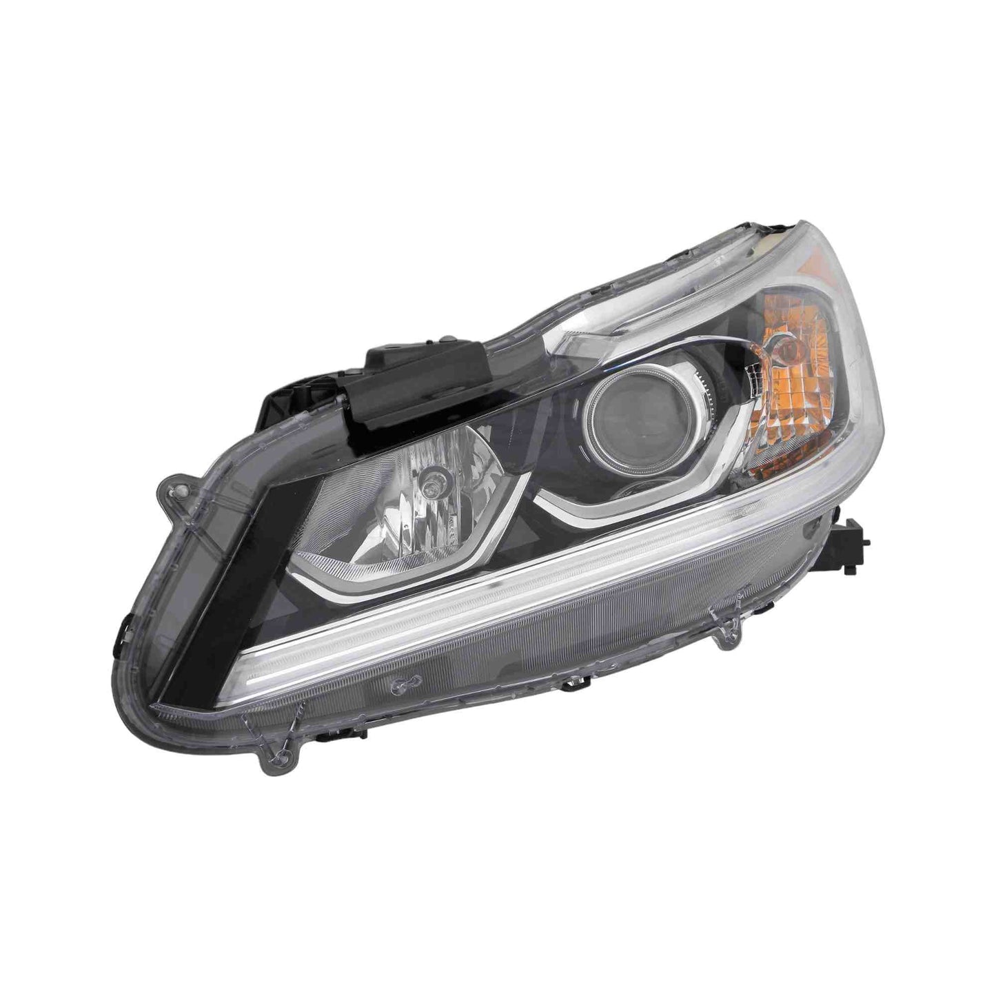 Angle View of Left Headlight Assembly EAGLE EYES HD673-B001L