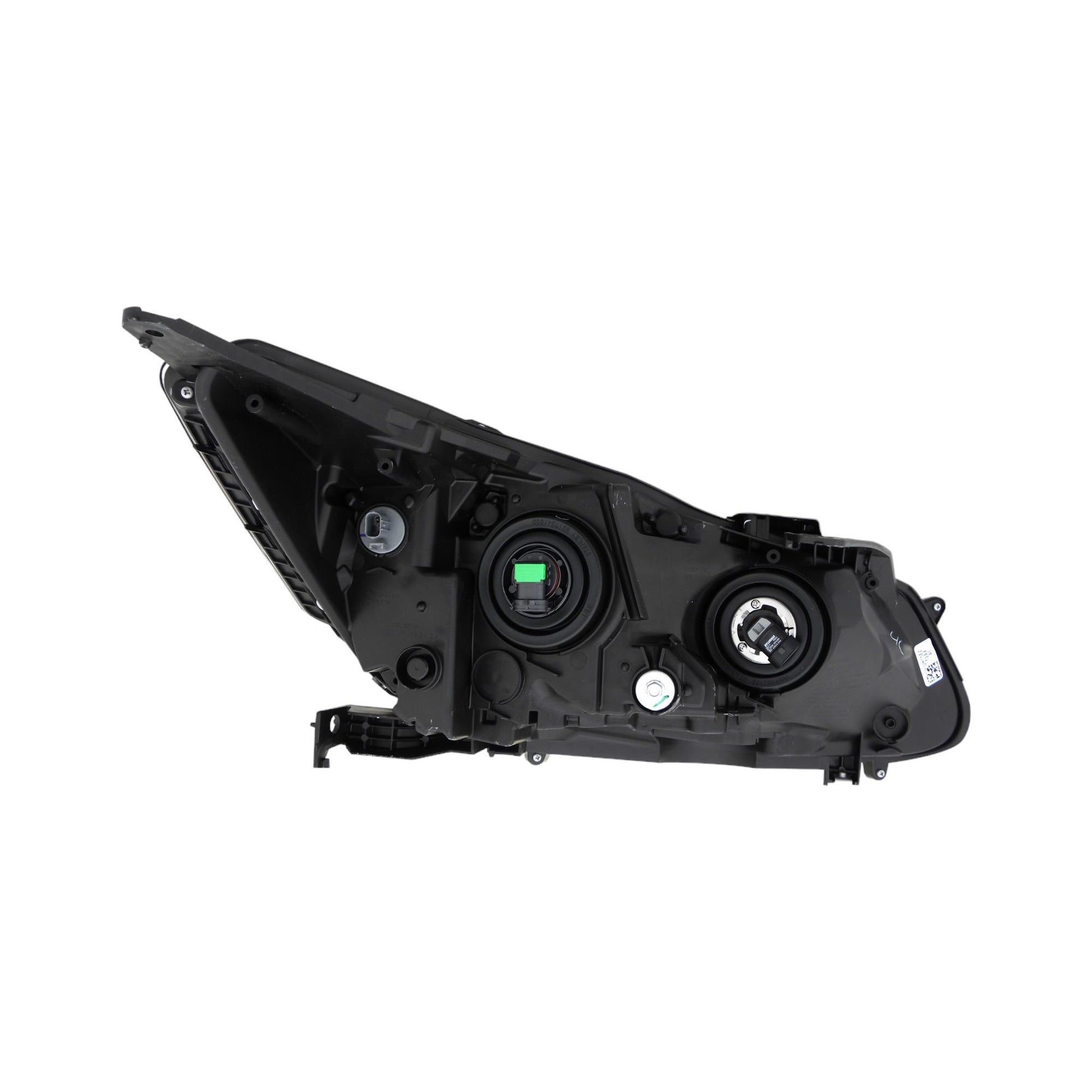 Back View of Left Headlight Assembly EAGLE EYES HD673-B001L