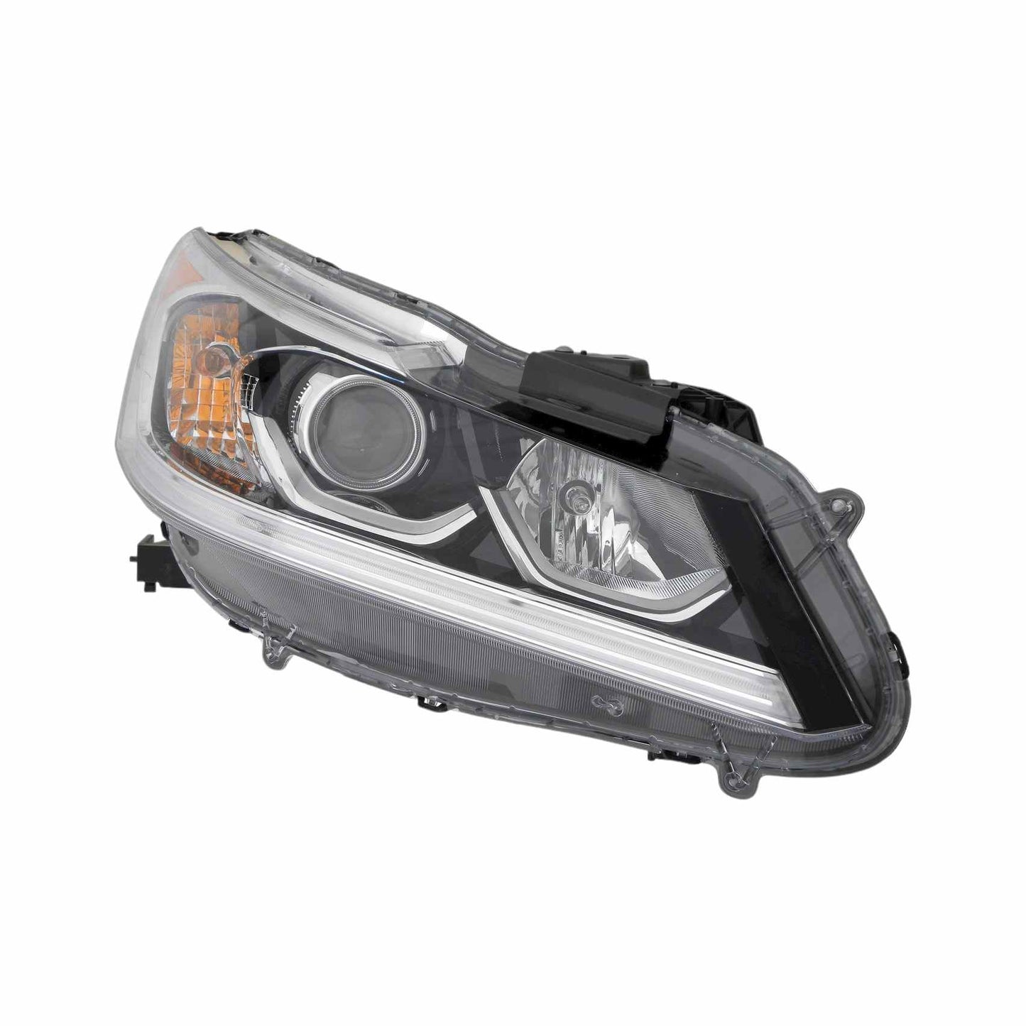 Angle View of Right Headlight Assembly EAGLE EYES HD673-B001R