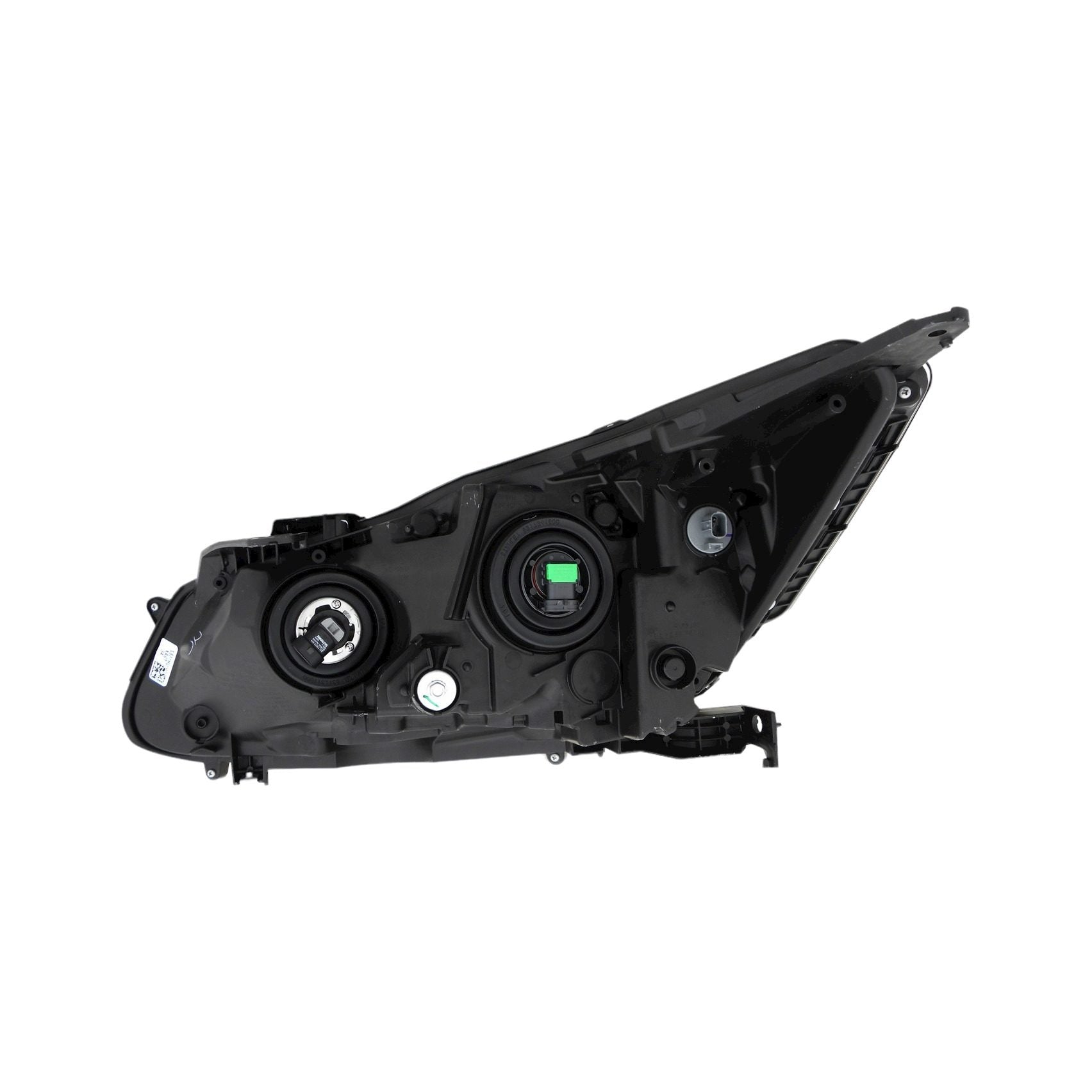 Back View of Right Headlight Assembly EAGLE EYES HD673-B001R