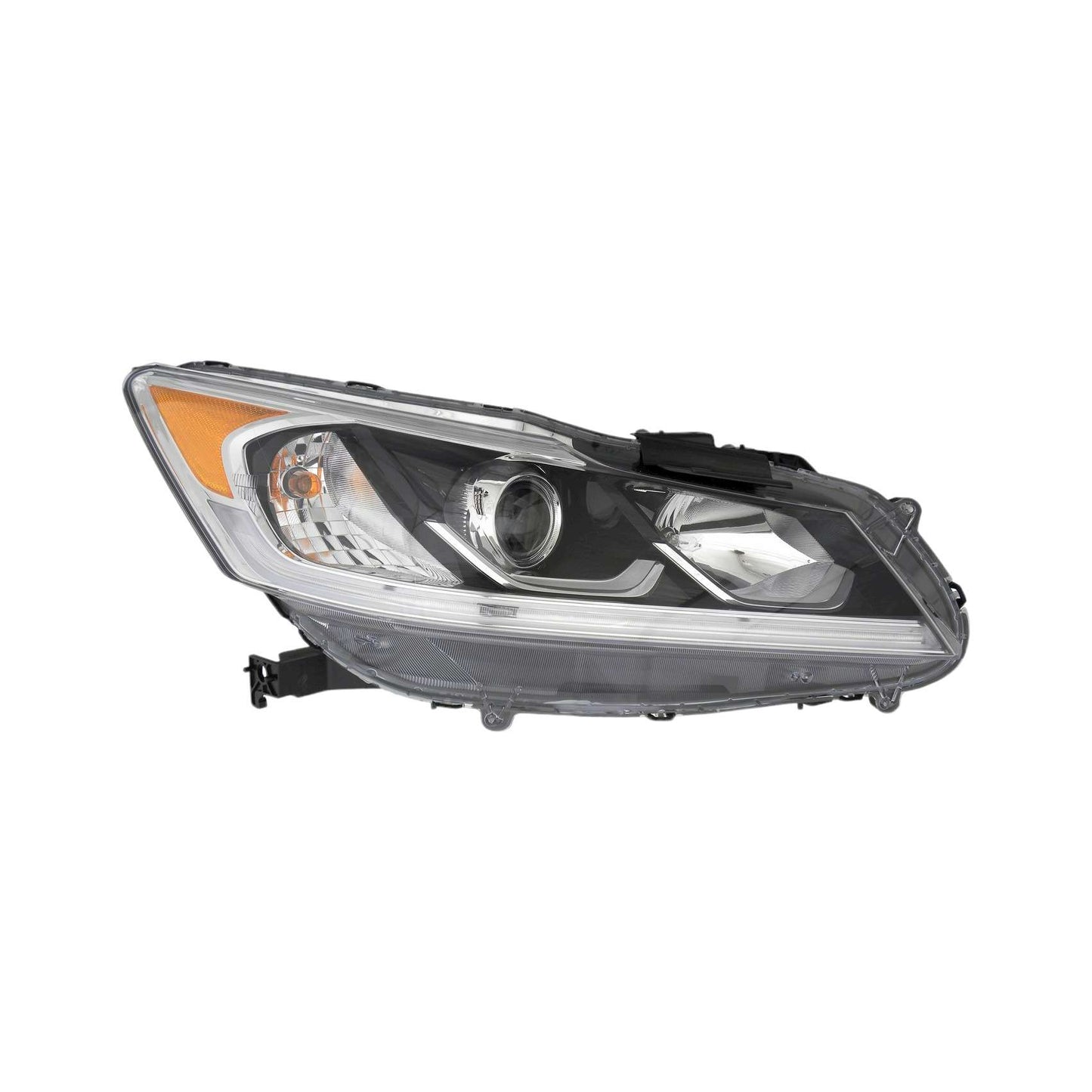 Front View of Right Headlight Assembly EAGLE EYES HD673-B001R