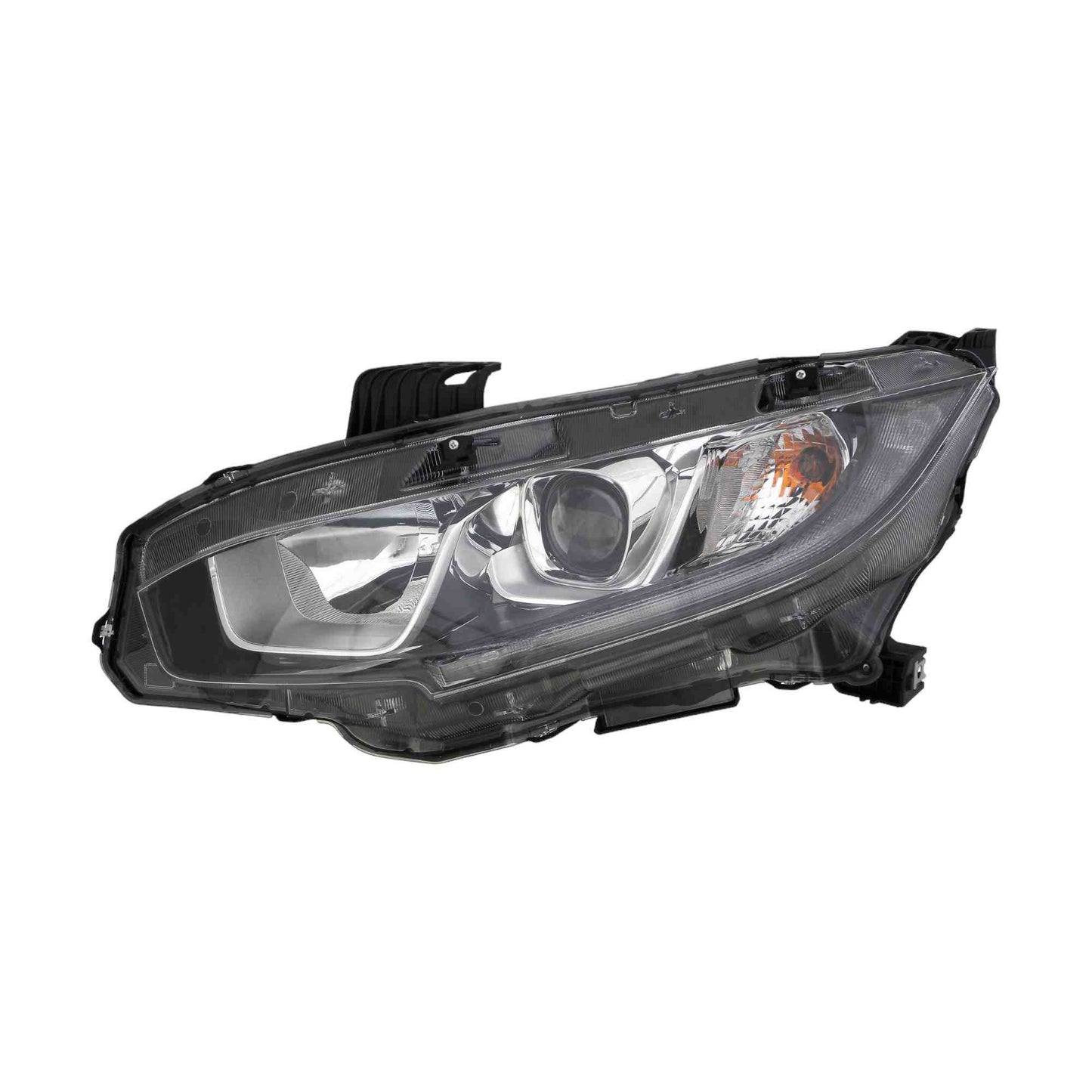 Front View of Left Headlight Assembly EAGLE EYES HD675-B101L