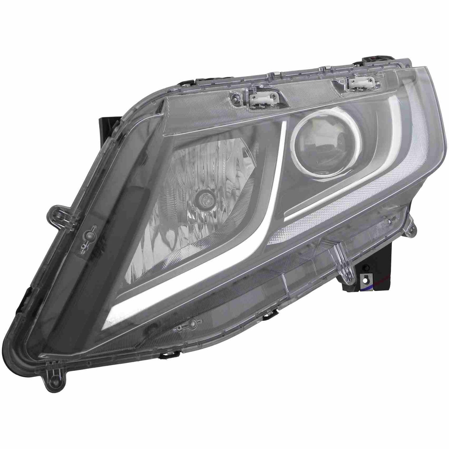 Front View of Left Headlight Assembly EAGLE EYES HD690-B101L