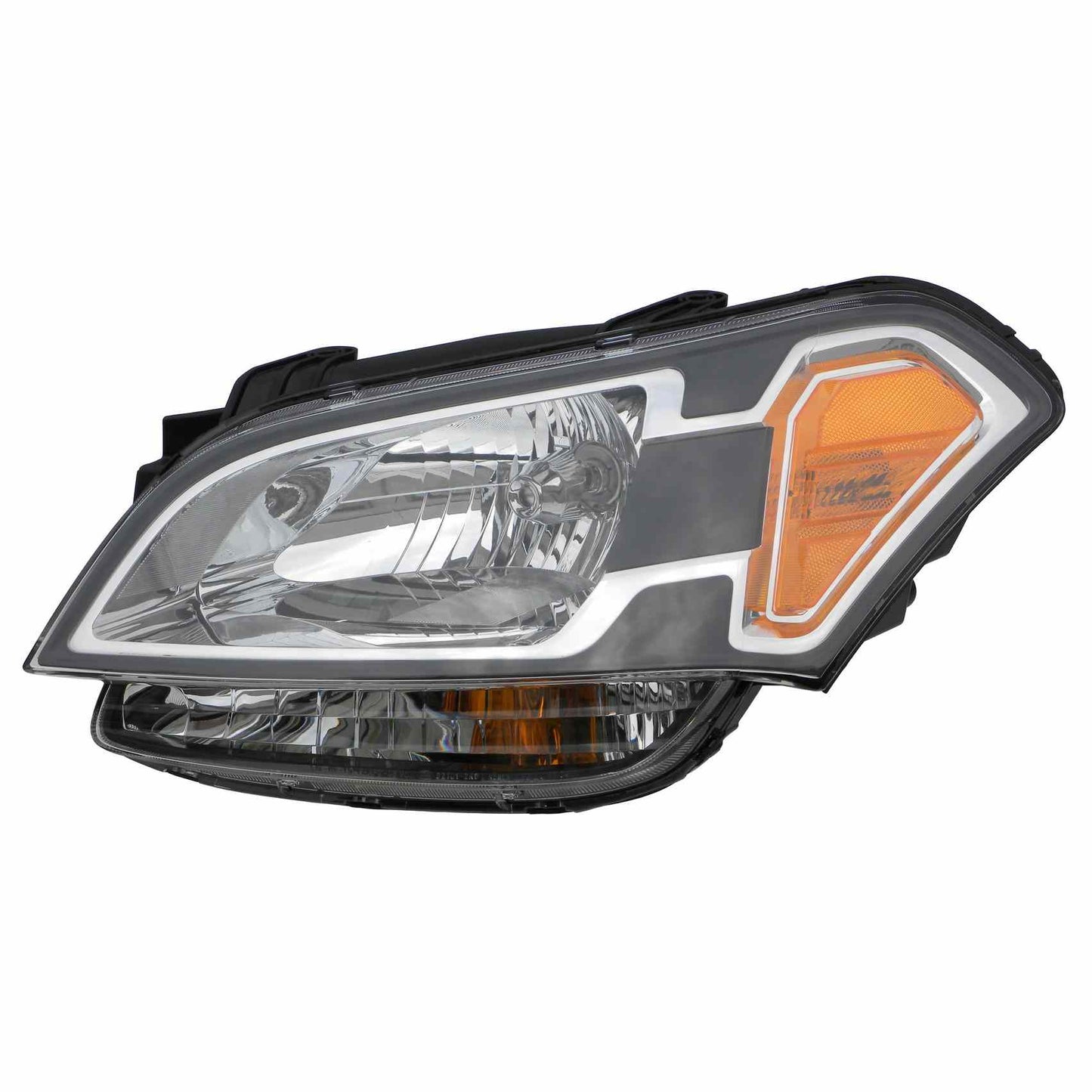 Front View of Left Headlight Assembly EAGLE EYES KA017-B101L