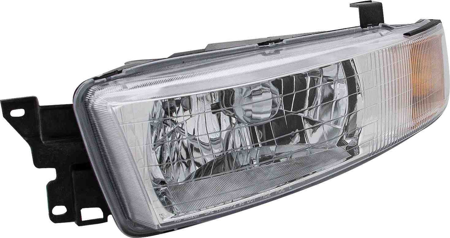 Angle View of Left Headlight Assembly EAGLE EYES MB287-B001L