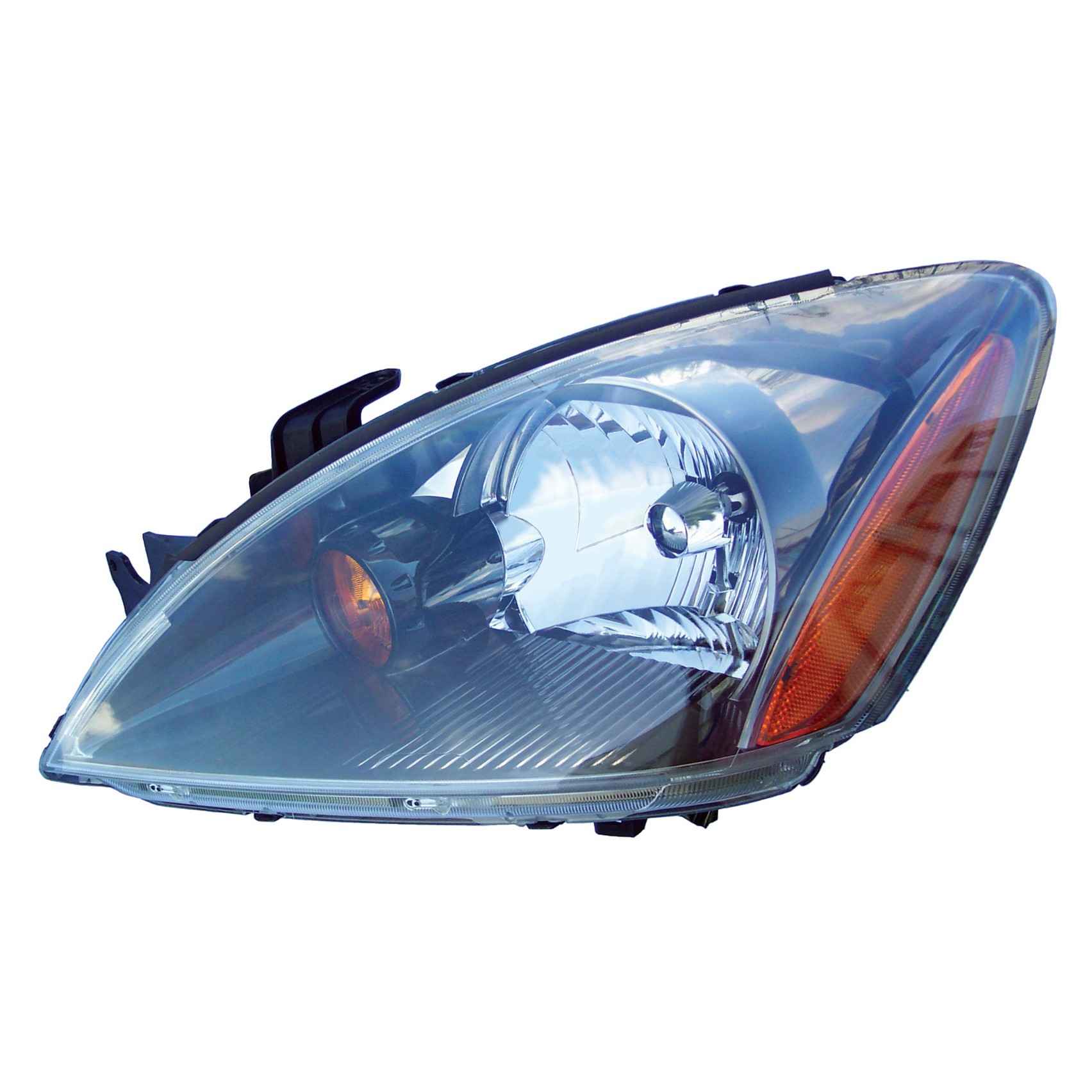 Front View of Left Headlight Assembly EAGLE EYES MB312-B101L