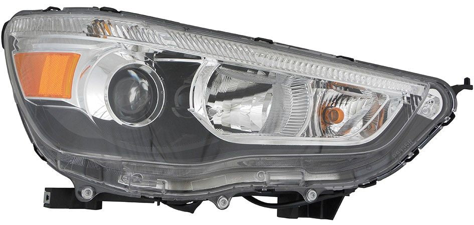 Front View of Right Headlight Assembly EAGLE EYES MB392-B101R